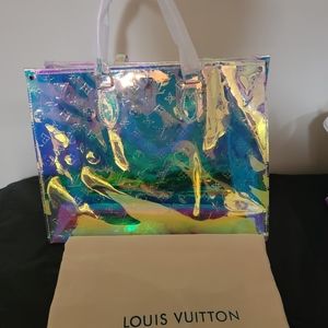 big iridescent bag